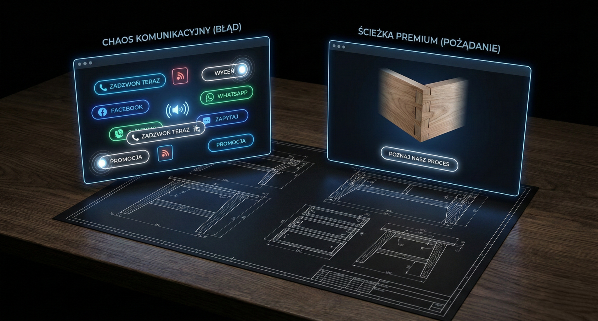 Strona internetowa dla stolarza – 5 błędów, które zabijają konwersję